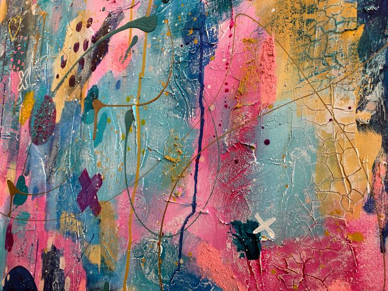 Original Abstract Painting by Samuel Deacon