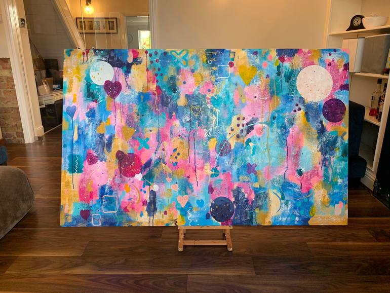 Original Abstract Painting by Samuel Deacon