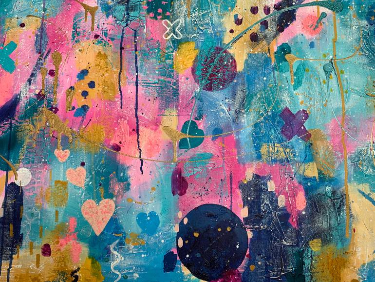 Original Abstract Painting by Samuel Deacon
