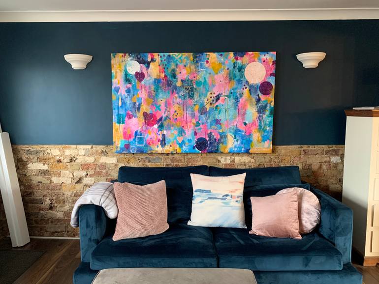 Original Abstract Painting by Samuel Deacon
