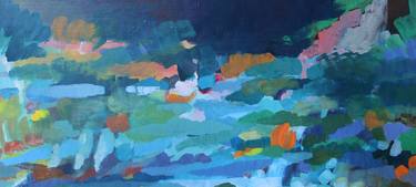 Original Abstract Landscape Paintings by Eva Csontos