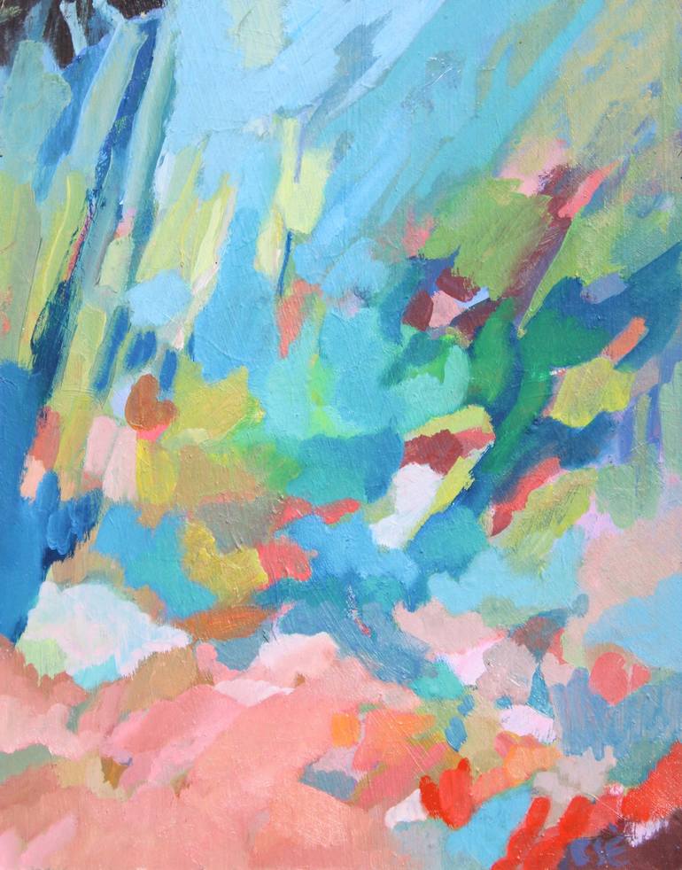 Print of Abstract Landscape Paintings by Eva Csontos