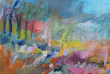 Print of Abstract Landscape Paintings by Eva Csontos