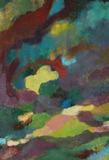 Print of Abstract Landscape Paintings by Eva Csontos