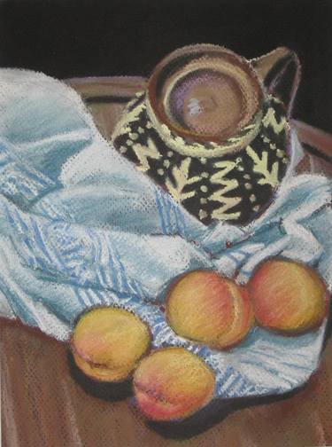 Original Still Life Drawings by Eva Csontos