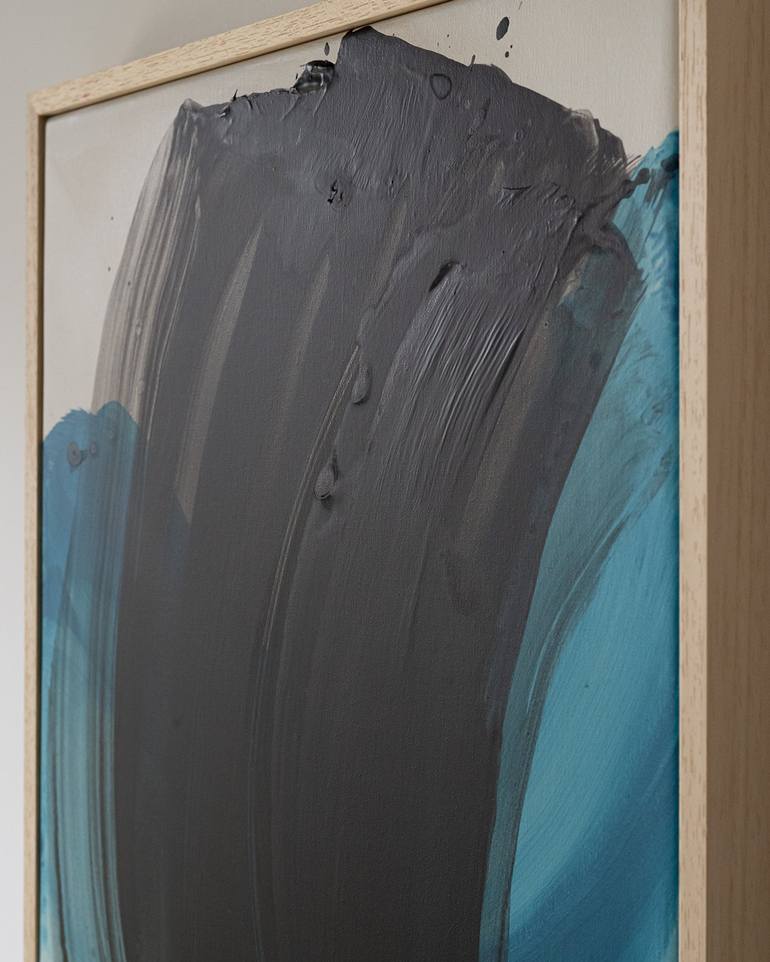 Original Abstract Expressionism Abstract Painting by Krisztián Tejfel