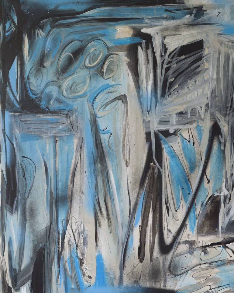 Original Abstract Painting by Krisztián Tejfel