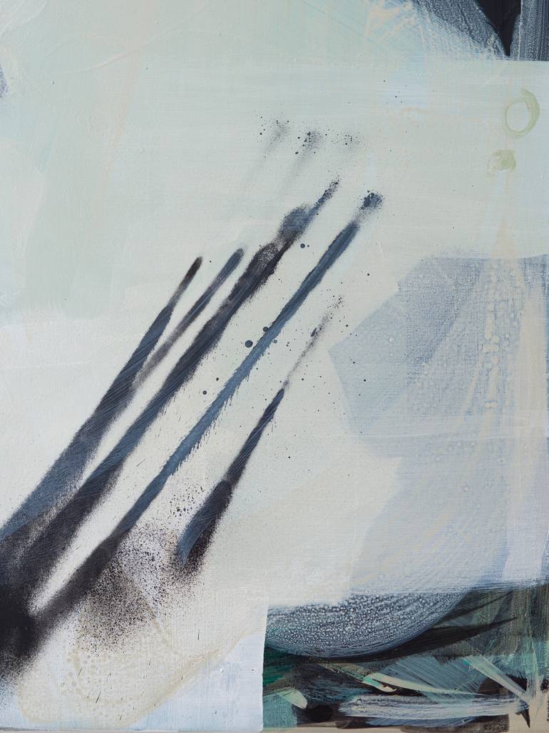 Original Abstract Expressionism Abstract Painting by Krisztián Tejfel