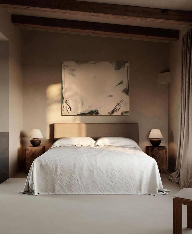 Original Abstract Expressionism Abstract Painting by Krisztián Tejfel