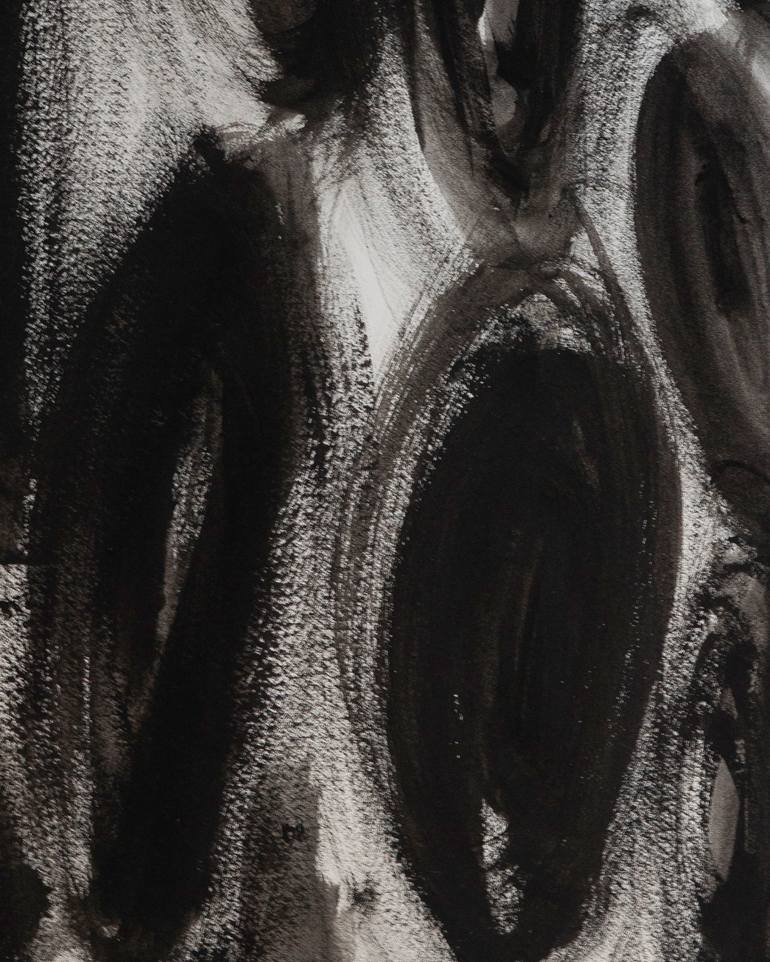 Original Abstract Expressionism Abstract Painting by Krisztián Tejfel