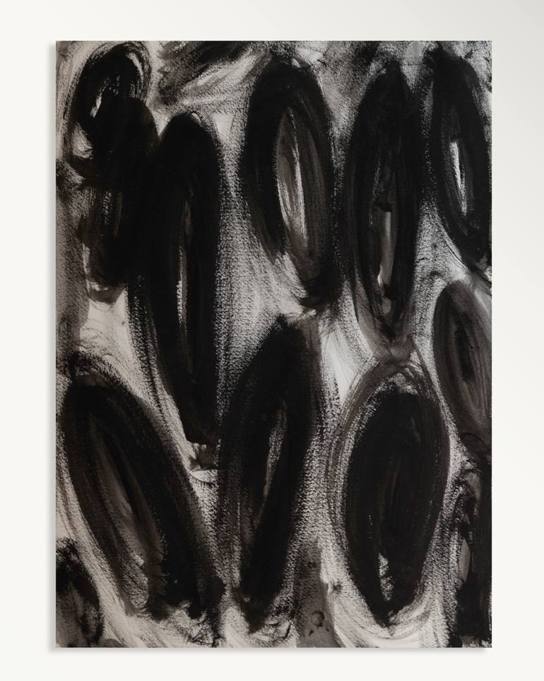 Original Abstract Expressionism Abstract Painting by Krisztián Tejfel