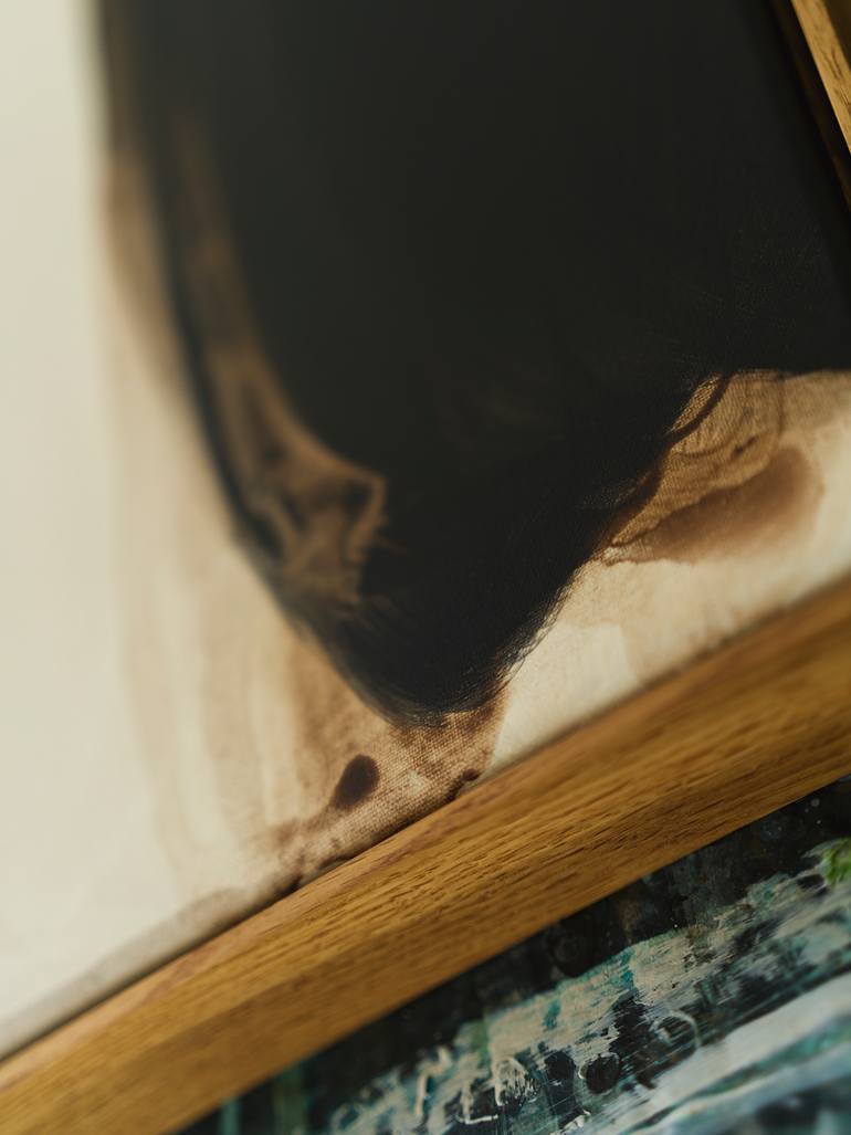 Original Abstract Expressionism Abstract Painting by Krisztián Tejfel