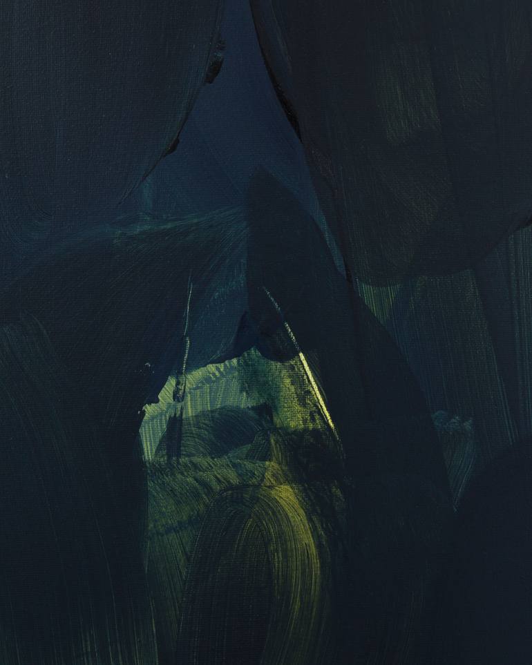 Original Abstract Expressionism Abstract Painting by Krisztián Tejfel