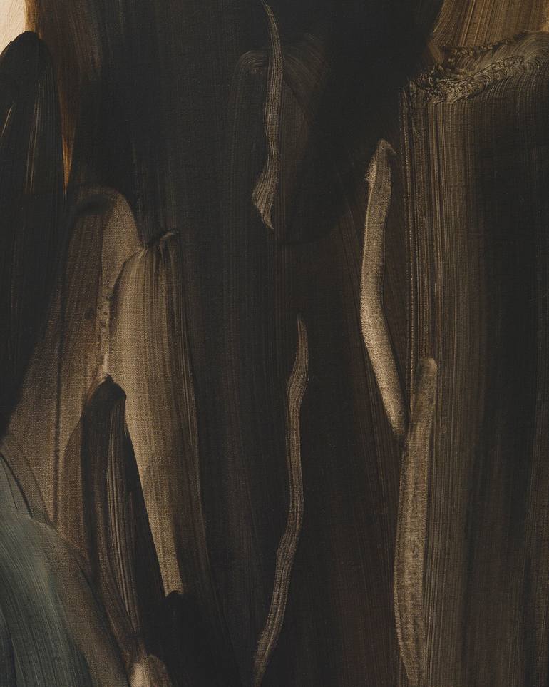 Original Abstract Expressionism Abstract Painting by Krisztián Tejfel