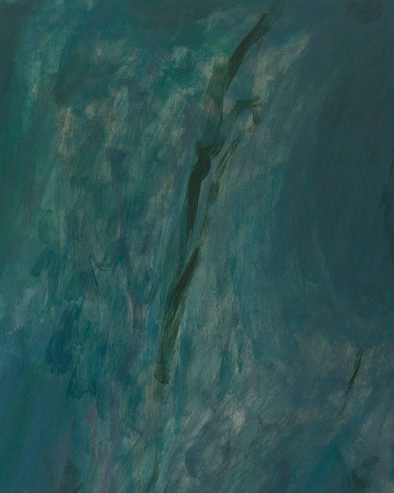 Original Abstract Expressionism Abstract Painting by Krisztián Tejfel