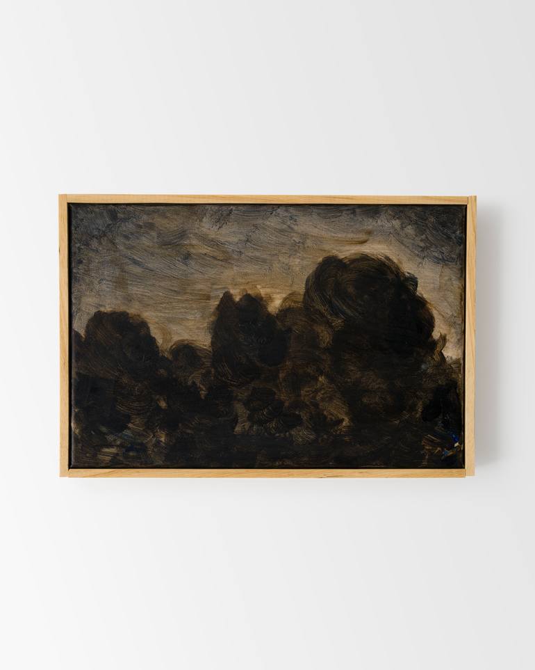 Original Landscape Painting by Krisztian Tejfel | Abstract Art on Canvas | On the way home S1