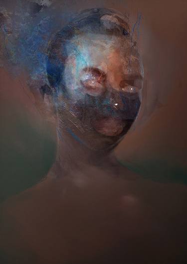 Original Abstract People Digital by Krisztián Tejfel