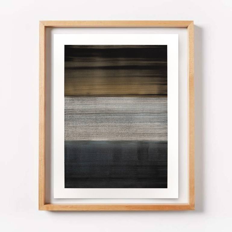 Original Abstract Expressionism Abstract Painting by Krisztián Tejfel