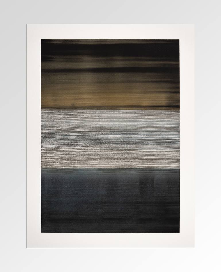 Original Abstract Expressionism Abstract Painting by Krisztián Tejfel