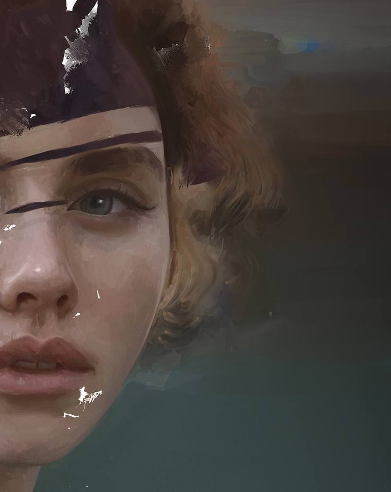 Original Figurative People Digital by Krisztián Tejfel