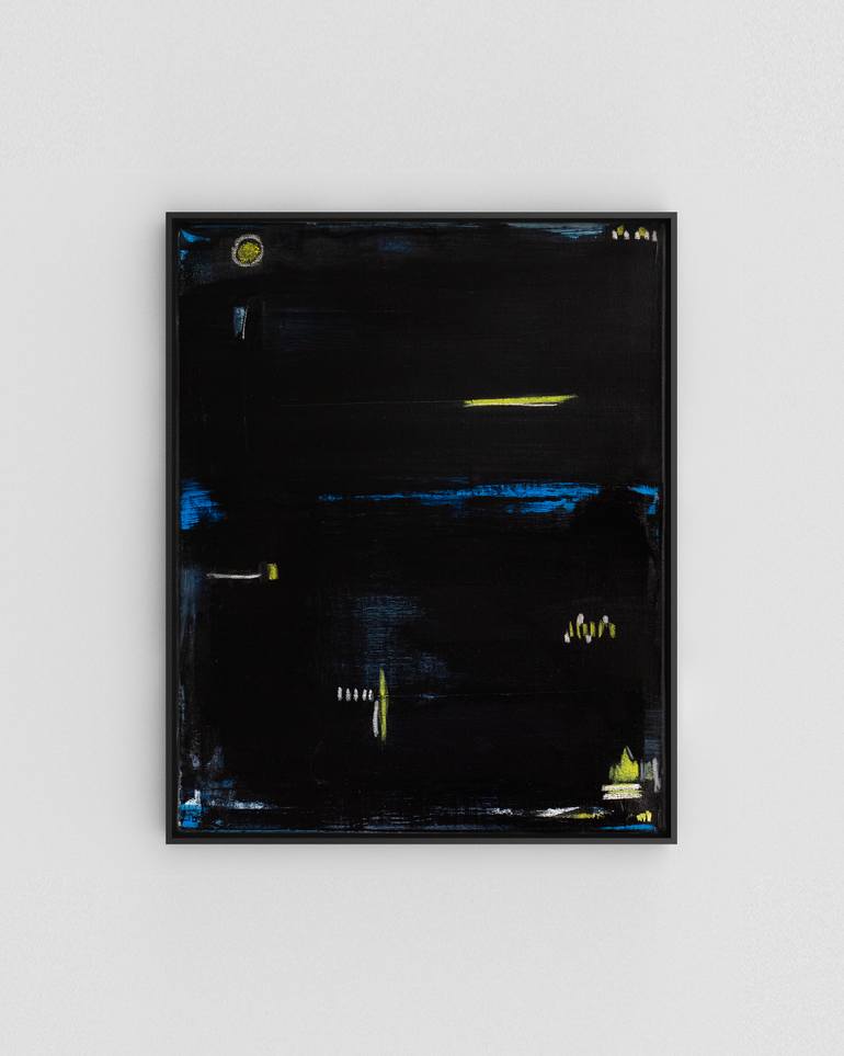 Original Abstract Expressionism Abstract Painting by Krisztián Tejfel