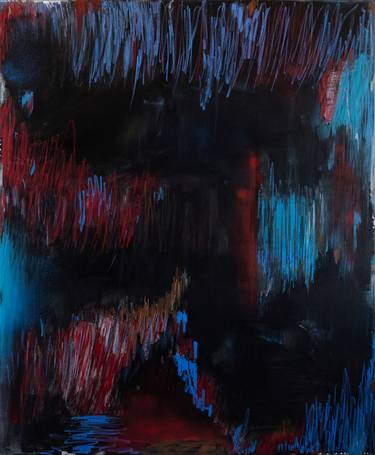 Original Abstract Expressionism Abstract Paintings by Krisztián Tejfel