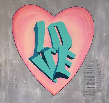 Print of Love Paintings by Montse Oliver