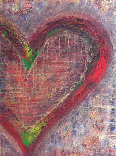 Original Abstract Love Paintings by Montse Oliver