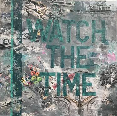 Print of Time Collage by Montse Oliver