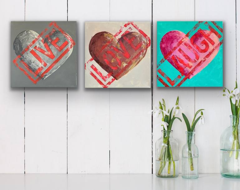 Original Figurative Love Painting by Montse Oliver