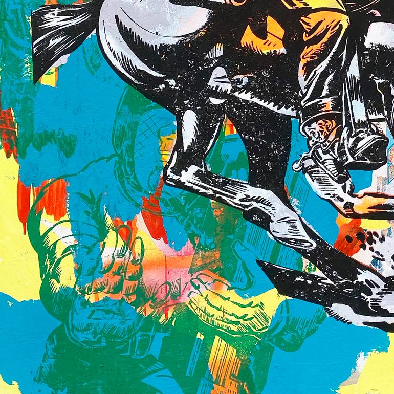 Original Street Art Graffiti Painting by Jacob Thomas