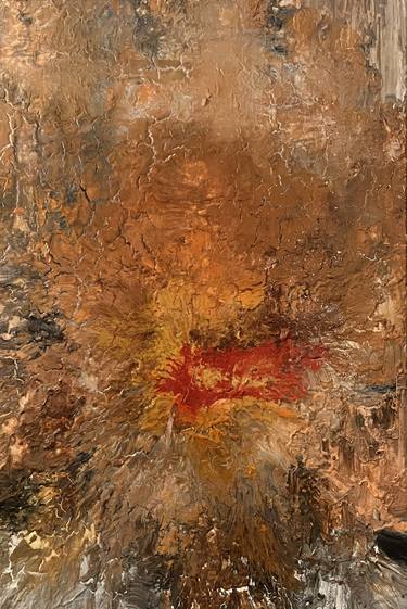 Original Abstract Expressionism Abstract Painting by J William Widdowson