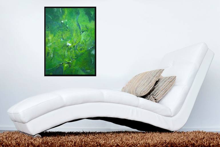 Original Abstract Nature Painting by Angela Lindenlauf