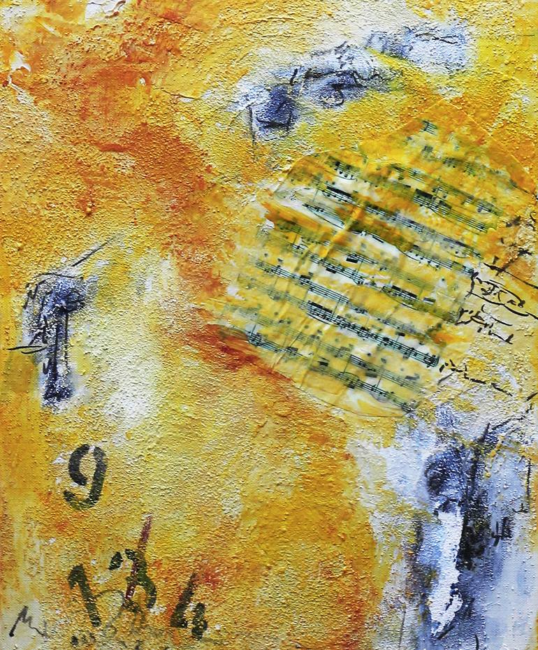 Original Abstract Collage by Angela Lindenlauf