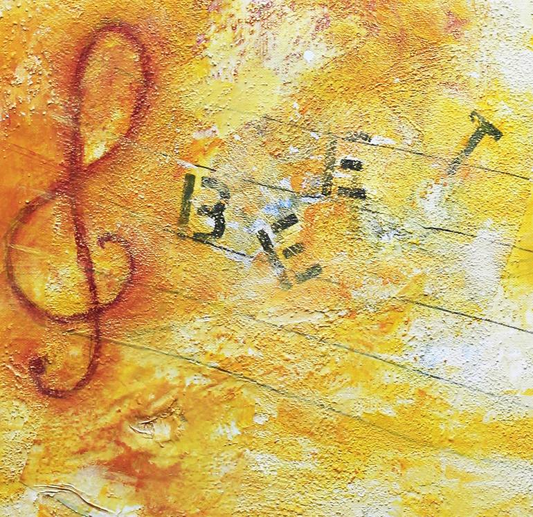 Original Abstract Collage by Angela Lindenlauf