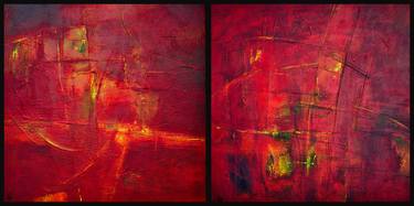 Original Abstract Paintings by Angela Lindenlauf