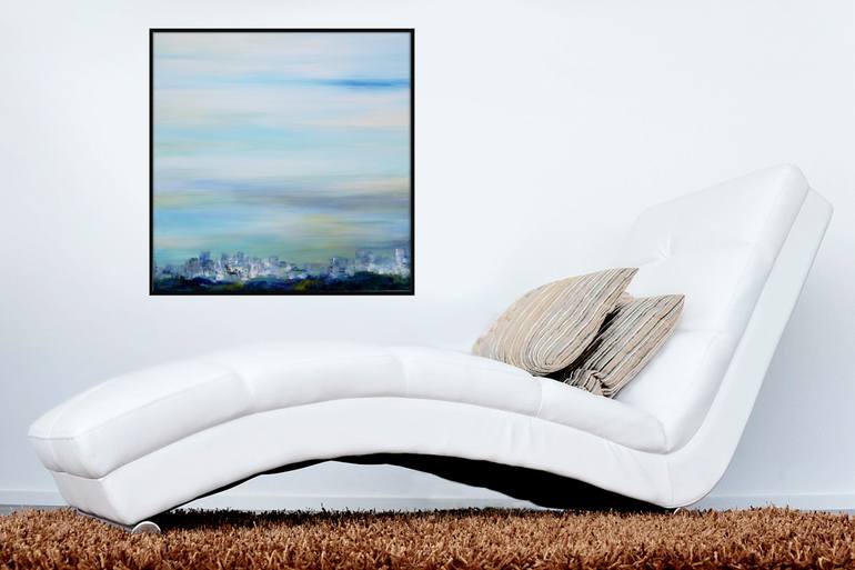 Original Abstract landscapes Abstract Painting by Angela Lindenlauf