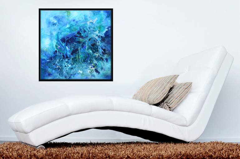 Original Abstract Expressionism Abstract Painting by Angela Lindenlauf