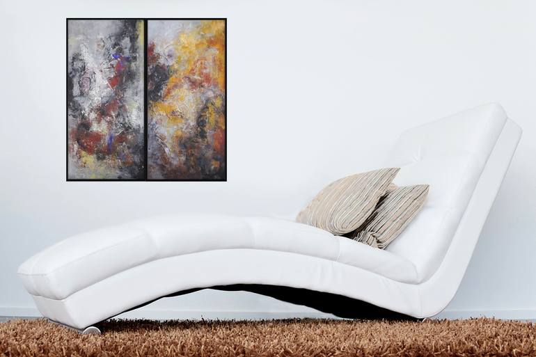 Original Abstract Painting by Angela Lindenlauf