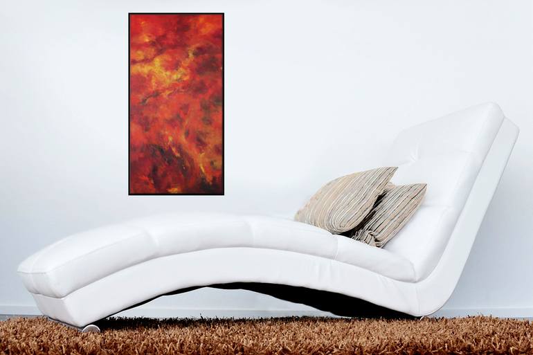 Original Expressionism Abstract Painting by Angela Lindenlauf