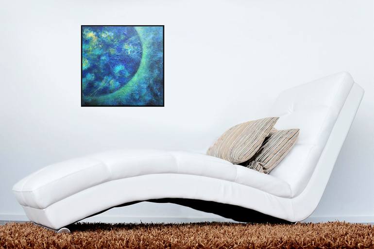Original Abstract Expressionism Abstract Painting by Angela Lindenlauf