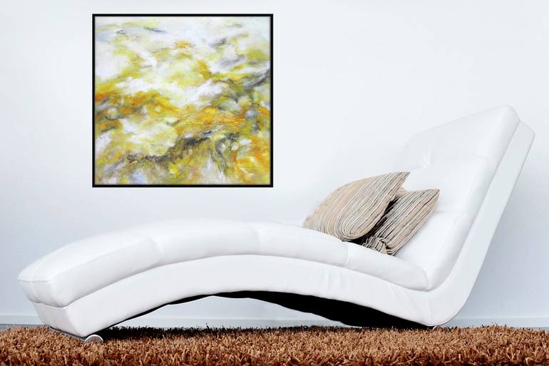 Original Abstract Expressionism Abstract Painting by Angela Lindenlauf