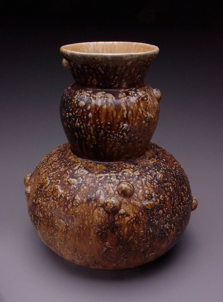 Vase_bumps_relic series Sculpture by Al Saks Saatchi Art