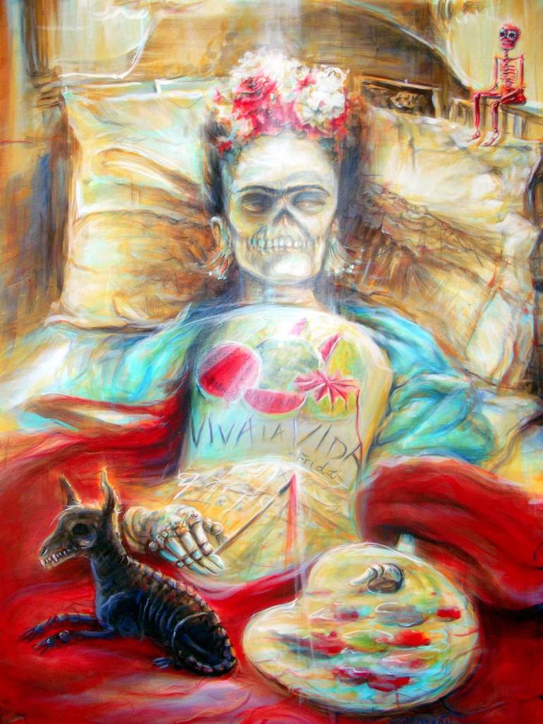 Frida Viva la Vida Painting by Heather Calder n Saatchi Art