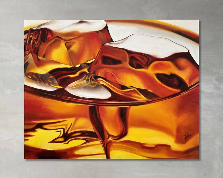 Original Abstract Food & Drink Painting by Diana Ra