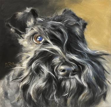 Print of Dogs Paintings by Diana Ra
