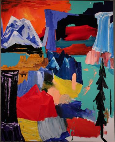 Original Expressionism Landscape Paintings by David Stanton