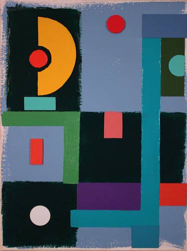 Original Abstract Patterns Collage by David Stanton