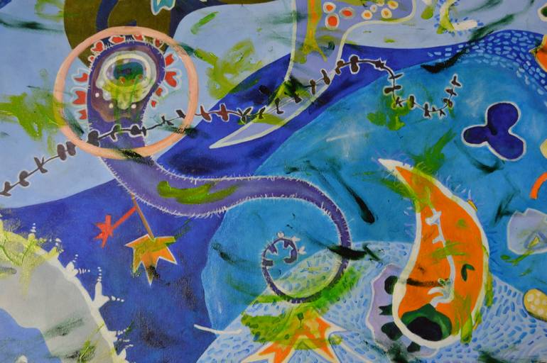 Original Abstract Expressionism Abstract Painting by Jenny Bennett