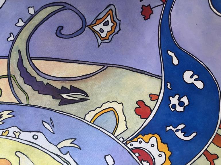 Original Contemporary Abstract Painting by Jenny Bennett